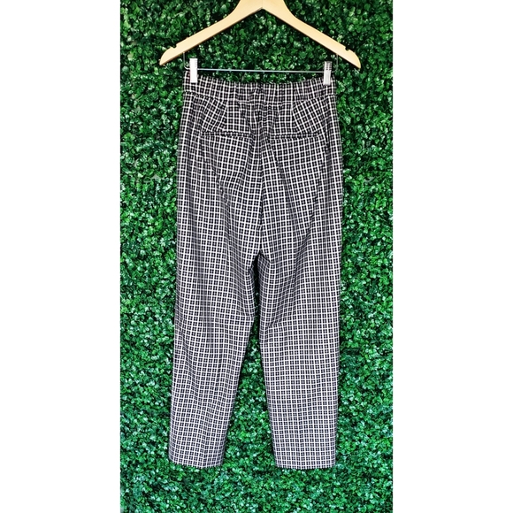 9. J. Crew Pull-on straight-leg pant in check - Picture 4 of 6